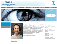 Tablet Screenshot of bayer-ophthalmology-awards.com